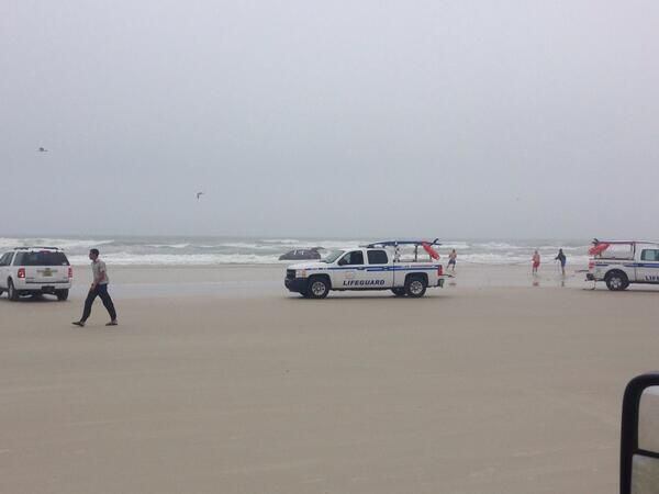 Car into Ocean at Daytona Beach