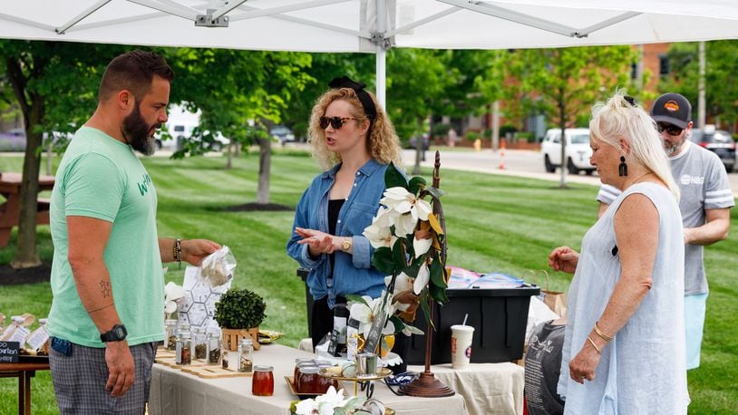 The Hamilton Flea is a monthly summertime shopping option at Marcum park in downtown Hamilton. It is slated for 10 a.m.-4 p.m. Saturday, June 10. THOMAS PATE/CONTRIBUTED