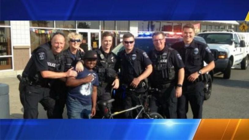 A police department in Washington state was able to help the 11-year-old victim of a bike theft over the weekend, buying the young boy a brand-new bike.