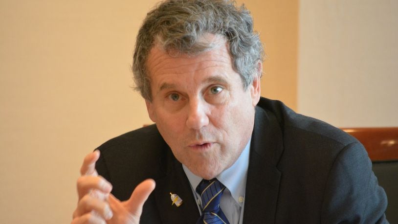 Sen. Sherrod Brown, D-Ohio, called reprehensible a Republican plan to repeal Obamacare. “Opponents have had seven years to come up with a replacement plan and haven’t produced anything yet,” he said. JIM OTTE / STAFF