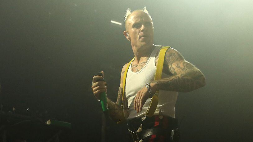 Keith Flint of The Prodigy performs live on stage at O2 Academy Brixton on December 21, 2017 in London, England. Flint was found dead at his home on March 4. He was 49.