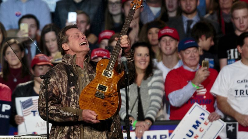 Ted Nugent (Joel Bissell/The Grand Rapids Press via AP, File photo)