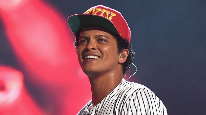 LOS ANGELES, CA - JUNE 25:  Bruno Mars performs onstage at 2017 BET Awards at Microsoft Theater on June 25, 2017 in Los Angeles, California.  (Photo by Paras Griffin/Getty Images for BET)