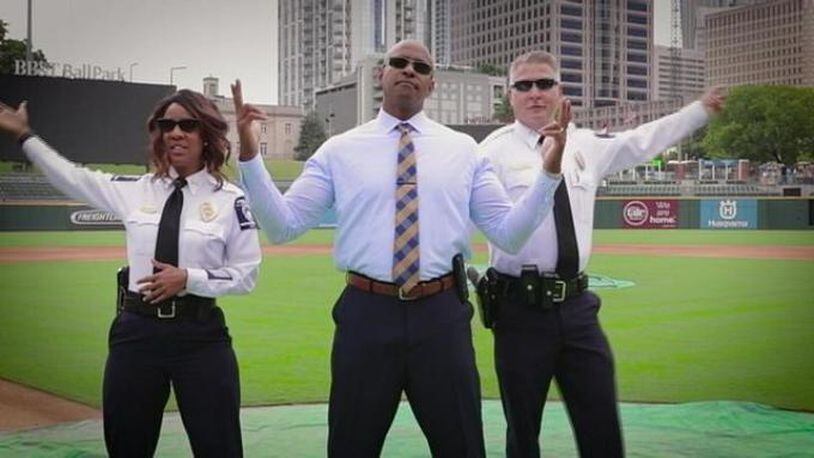 The Charlotte Mecklenburg Police Department in North Carolina released a video of officers and staff getting down in a lip sync challenge Tuesday.