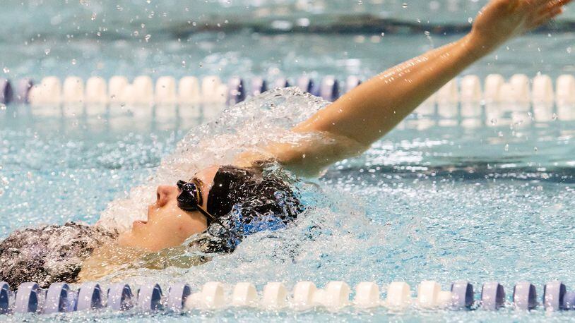 Senior Payton Keiner finished second in a pair of events Friday at the Division II state swim meet in Canton. CONTRIBUTED FILE PHOTO BY JASON MILLER