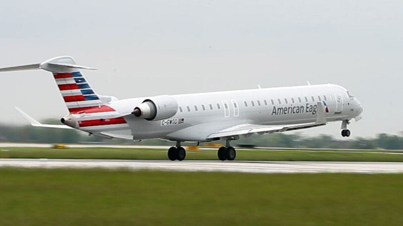 Dayton based PSA Airlines unveil new jet in May 2014.