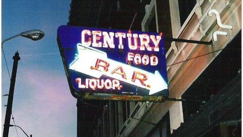 Exterior of the Century Bar.