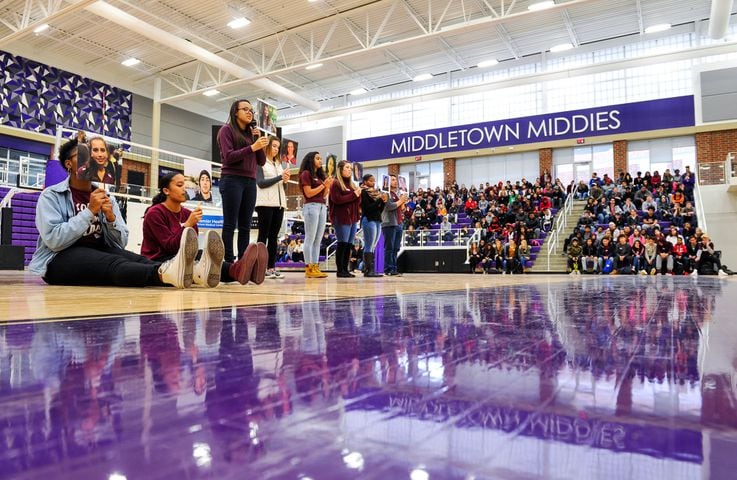 Middletown students participate in National Walk Out event