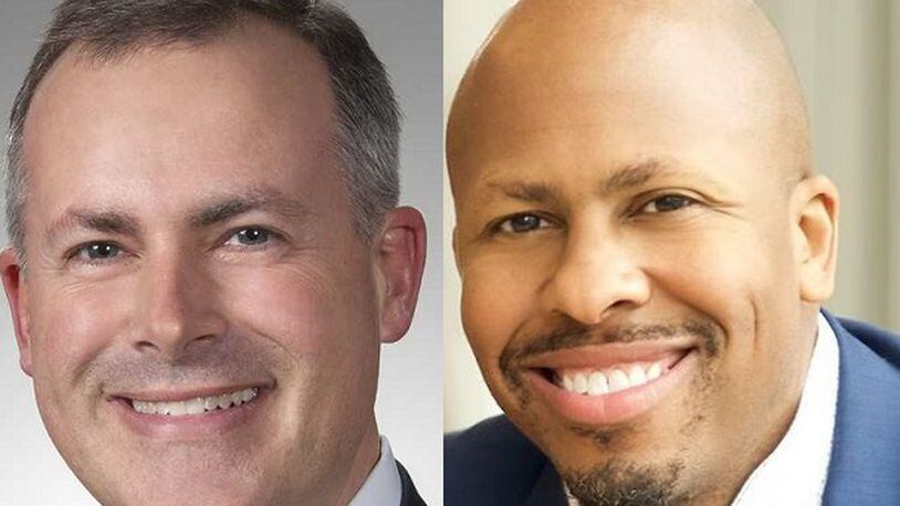 Rob Richardson (right) is running against Robert Sprague for state treasurer.