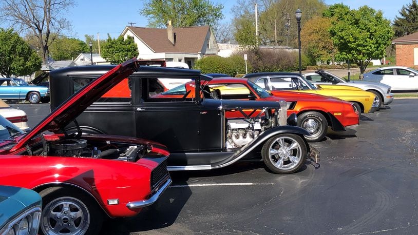 The New Carlisle Cruise-In was held on April 26, 2021in the parking lot on Main Street shared by Park National Bank and Brethren Church. KERRY ESTES/SUBMITTED