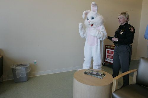Easter Bunny visits Cincinnati Children's Liberty Campus