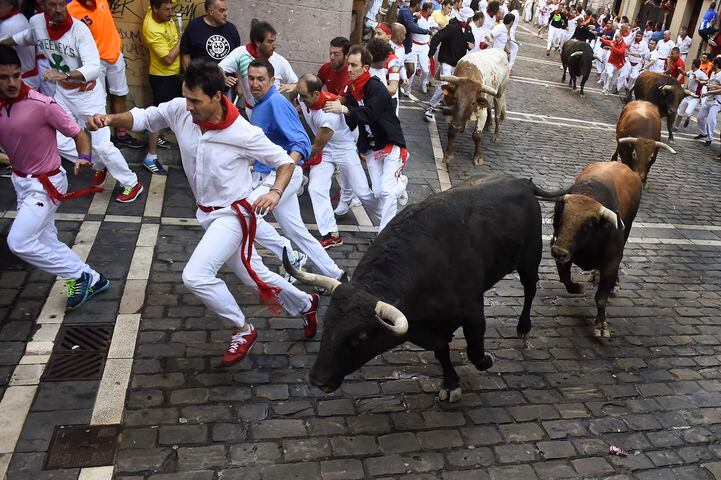 Spain running of the bulls