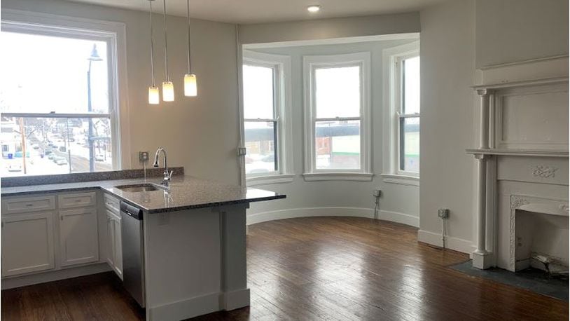 Here's an image of a new apartment that's ready to lease above the soon-to-open Billy Yanks beer-and-burger bar on Main Street in Hamilton. PROVIDED