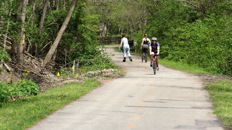 A portion of the Little Miami State Park’s multi-use Scenic Trail, originally set to close in June, will now be closed for six months beginning Monday.  (Contributed photo)