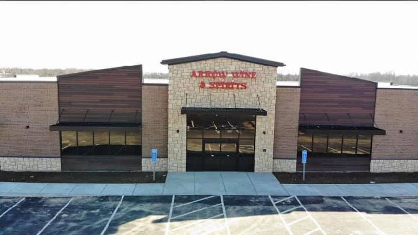 Arrow Wine &  Spirits third overall location, in Mason, is scheduled to open on May 20, its owners say.