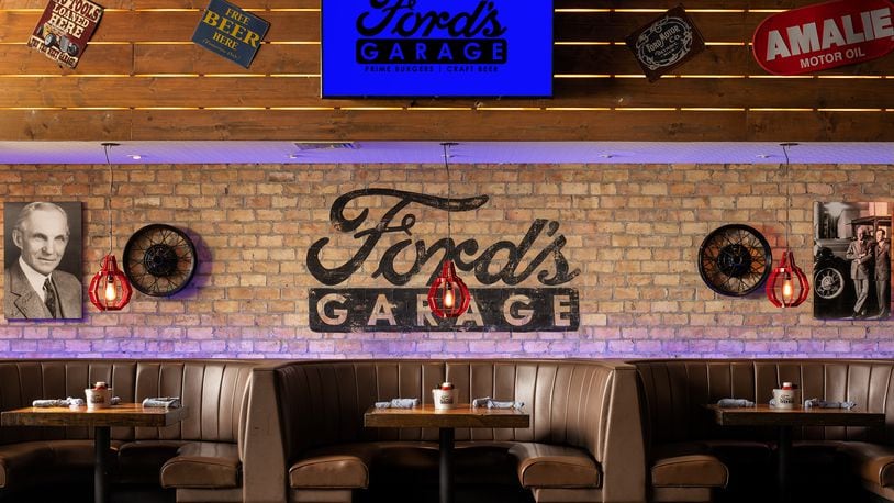 Ford’s Garage is a one-of-a-kind restaurant that serves burgers and craft beer with a side of automotive history. Ford’s Garage opened its first Cincinnati area restaurant in Norwood on May 5. Plans for two more area locations in Florence and Liberty Twp. are in the works. PROVIDED