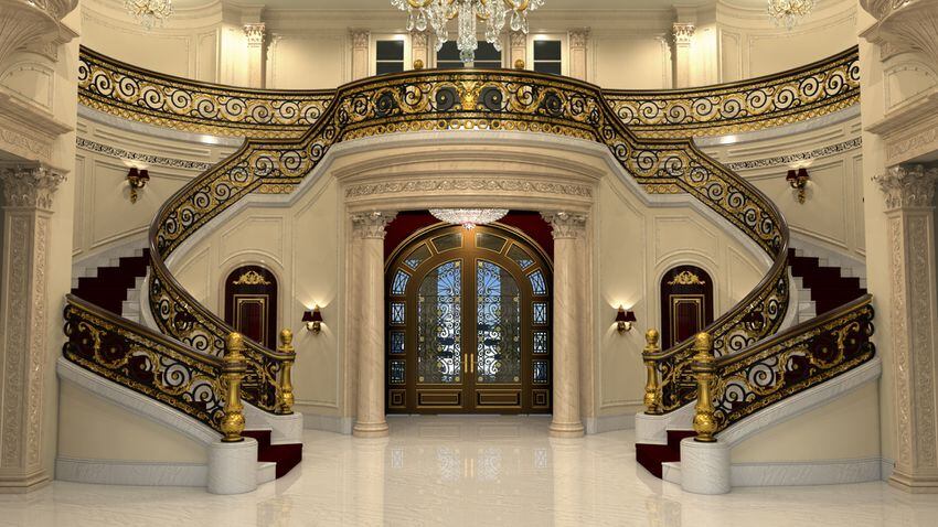 Lobby stairs