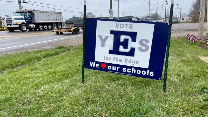 Two Butler County school systems will be on the May ballot asking for tax increases with millions of dollars of possible budget cuts casting a shadow over the upcoming vote. The May 2 election day will be pivotal for Edgewood Schools and even more so for Ross Schools as the district will be asking voters for a tax hike for the third time in nine months after seeing election day defeats in August and November. (Photo By Michael D. Clark\Journal-News)