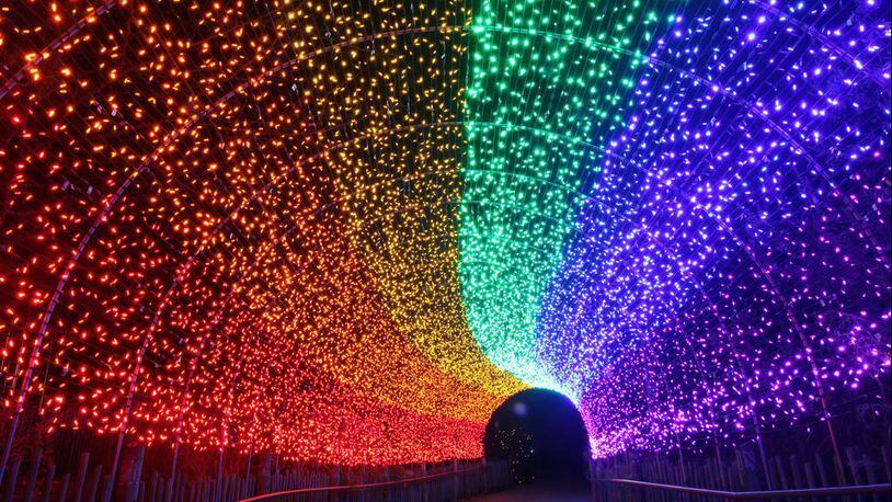The Cincinnati Zoo's Festival of Lights will begin Nov. 16, 2019, featuring 3 million lights. CONTRIBUTED