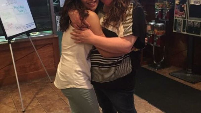 The Myles Ahead Benefit in honor of Sidney Jones is being planned by his sister Ashely Jones (left) and Eli’s Sports Bar and Grill manager Jenny Diebold (right) for Saturday, April 8. CONTRIBUTED