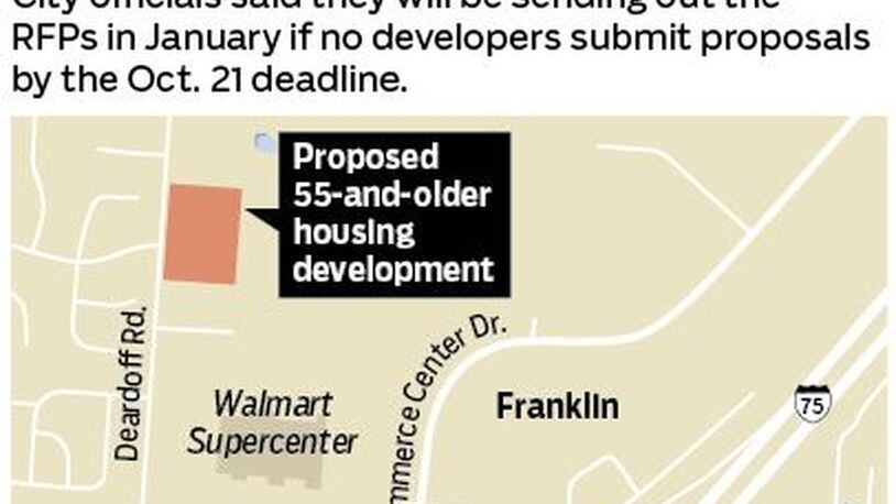 Franklin is again trying to develop an age-restricted residential development on Deardoff Road.