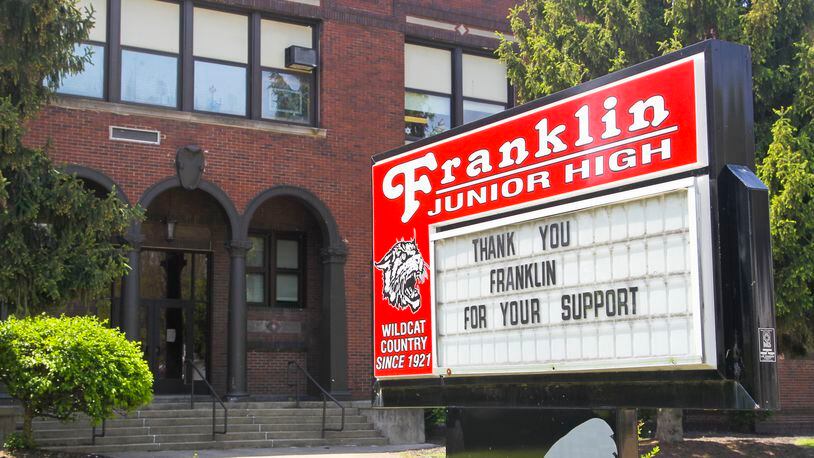 A Franklin Junior High School student was taken from school Thursday and arrested after school officials alleged he made a verbal bomb threat during an argument with a teacher. FILE PHOTO