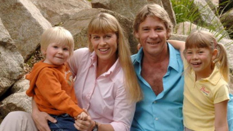 Steve Irwin, shown with his family in a 2006 photo, would have been 58 on Saturday.