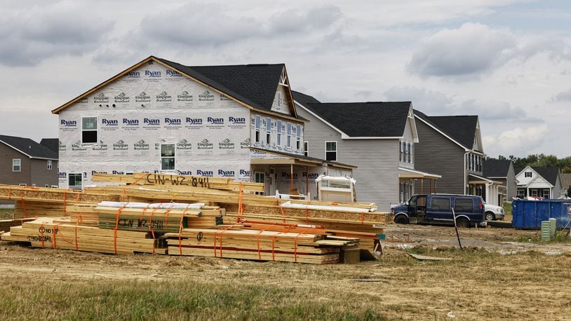 These new homes are going up in Monroe, which saw big growth the past decade, the U.S. Census confirmed. NICK GRAHAM/STAFF
