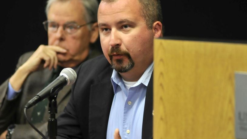 Ohio Rep. Wes Retherford, R-Hamilton, introduced on Wednesday a bill that would prohibit the release of sexually oriented photos, videos and materials through a public records request. “In theory, you could be re-victimizing the victim again … That’s why it’s important,” Retherford said. STAFF FILE PHOTO