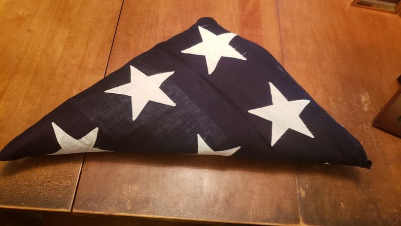 This American flag was mailed to a Middletown family in 1949 after Sgt. Farris McIntosh, a World War I veteran, died of a heart attack. SUBMITTED PHOTO
