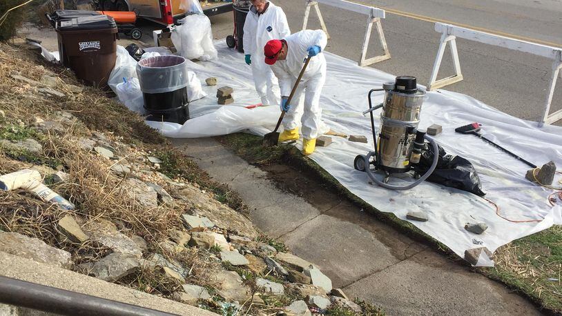 Clean-up continues days after the U.S. Environmental Protection Agency was called to a mercury spill in Franklin. CONTRIBUTED