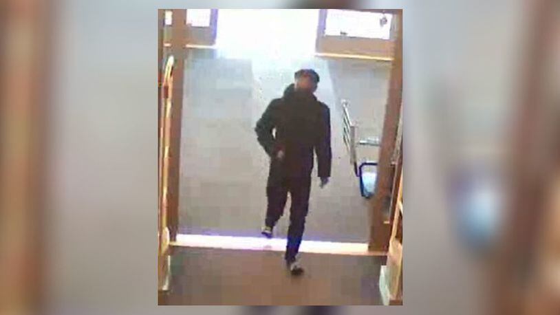 Fairfield Twp. police are looking for a person who on March 7, 2021, spied on a woman while using the restroom at Target at Bridgewater Falls. PROVIDED