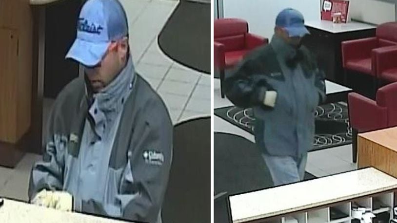 West Chester Police are searching for this suspect in connection with the robbery of US Bank on Friday, Dec. 22, 2017.