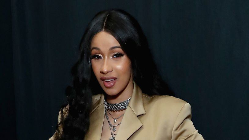Rapper Cardi B is pregnant, according to one report. (Photo by Astrid Stawiarz/Getty Images for New York Fashion Week: The Shows)