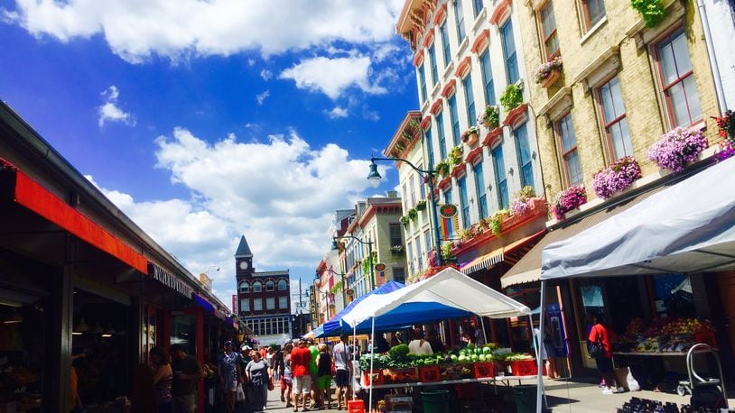 Going to Findlay Market is the best way to spend a Sunday. Grab some food, a coffee and shop around while live music plays. KARA DRISCOLL/STAFF