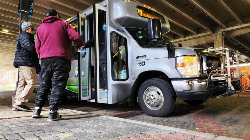 Butler County Regional Transit Authority is hosting a first-ever "behind-the-wheel career event" this weekend at Butler Tech in West Chester Twp. NICK GRAHAM/STAFF