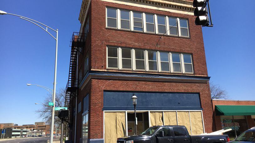 Richard and Lydia Montgomery are seeking a tax abatement to redevelop a building in downtown Middletown located at 1201 Central Ave. The couple are proposing a bicycle shop in the street level retail space and a single family residence on the upper floor. ED RICHTER/STAFF