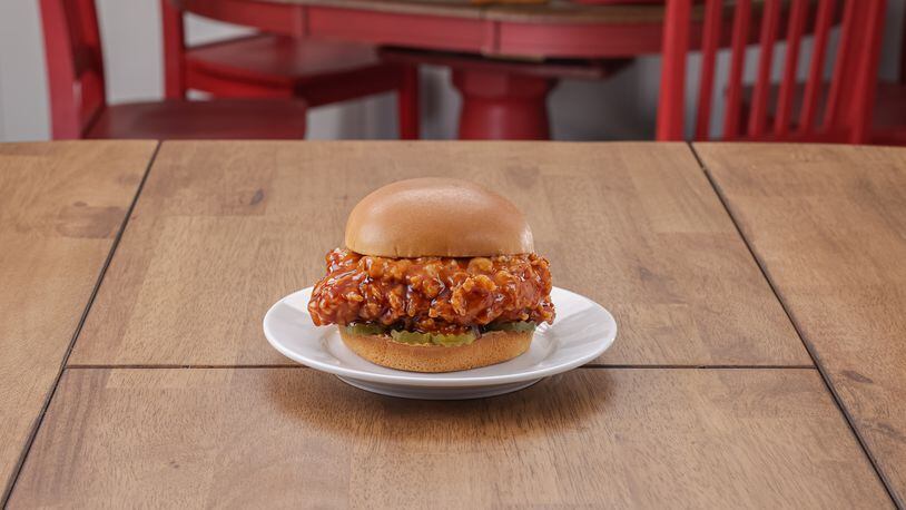 Lee’s Famous Recipe Chicken is testing a new Spicy Bourbon Chicken Sandwich at 13 restaurant locations in the Dayton area.