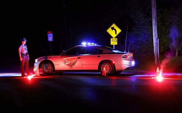 Highway trooper blocking 48 after officer shot