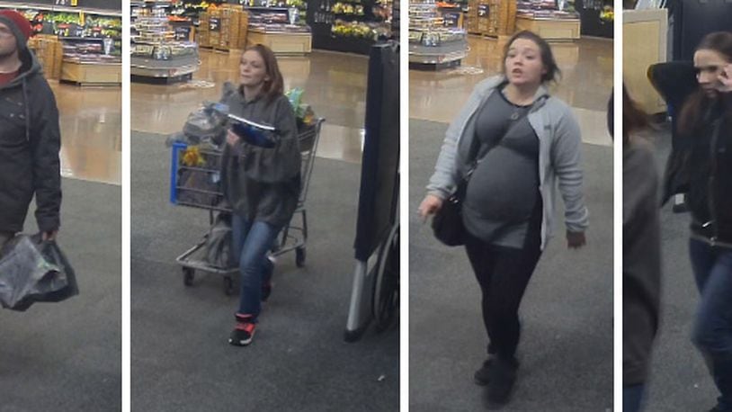 West Chester Twp. police are seeking these suspects after an alleged shoplift incident at Walmart last month.
