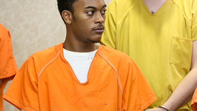 Willie Boyd Jr., charged with murder in February’s fatal shooting at a Middletown recording studio, was arraigned April 13 in Butler County Common Pleas Court. GREG LYNCH / STAFF