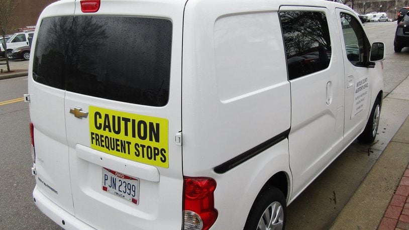 Tyler Technologies field staff will photograph properties in Butler County from customized white vans that will be clearly marked with signs indicating they are conducting an imaging and address verification project for the county. CONTRIBUTED