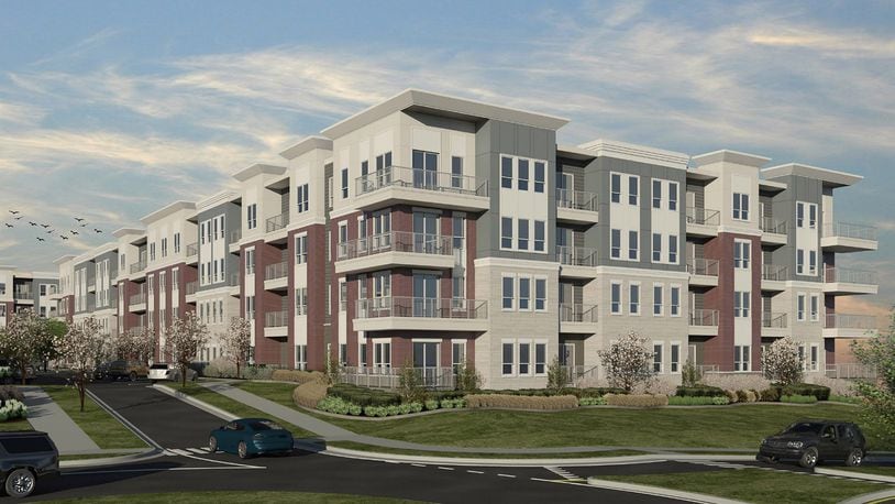 Developers of the District at Deerfield have broken ground on One Deerfield, a Deerfield Twp. apartment community that will be one of its centerpieces.