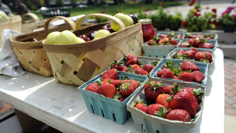 Hamilton’s Historic Farmers Market is among the many Dayton-area farmers markets offering fresh produce this summer. STAFF FILE PHOTO