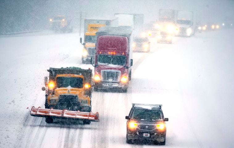 Photos: Winter storm blankets South in snow, ice
