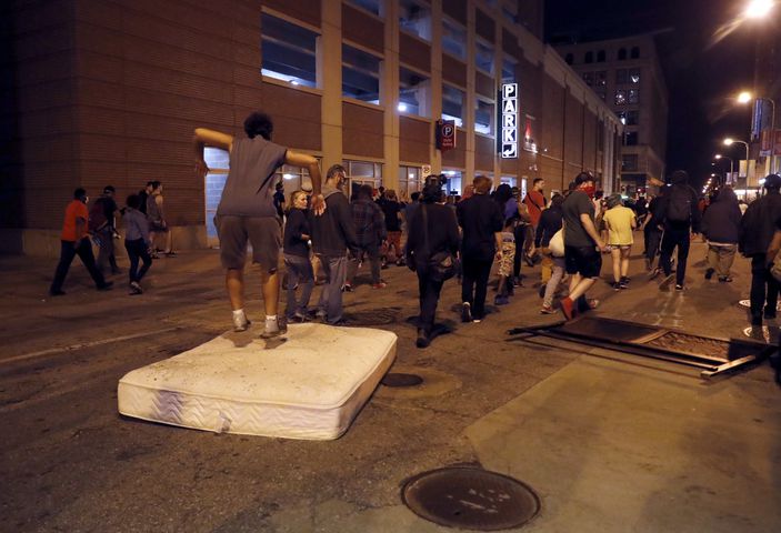 Photos: Dozens arrested as St. Louis readies for more protests