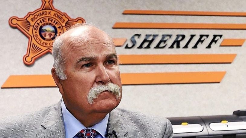 Butler County Sheriff Richard Jones has publicly lobbied to get armed substitute teachers — who are former military personnel and police officers — into local schools to enhance building protection. STAFF FILE PHOTO