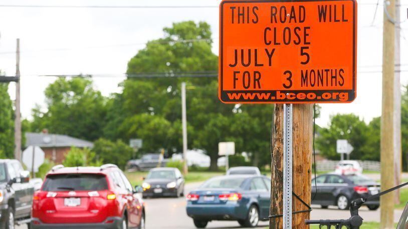 Some Butler County engineer’s projects went off virtually without a hitch, like the Yankee Road project that is still underway. Another major project, the widening of Ohio 747 to five lanes, has been delayed. GREG LYNCH / STAFF