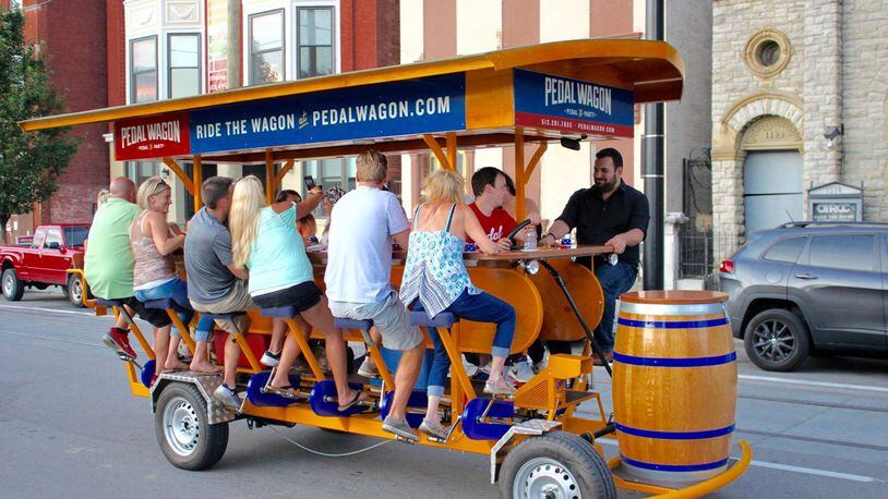 Cincinnati-based Pedal Wagon is coming to Dayton.