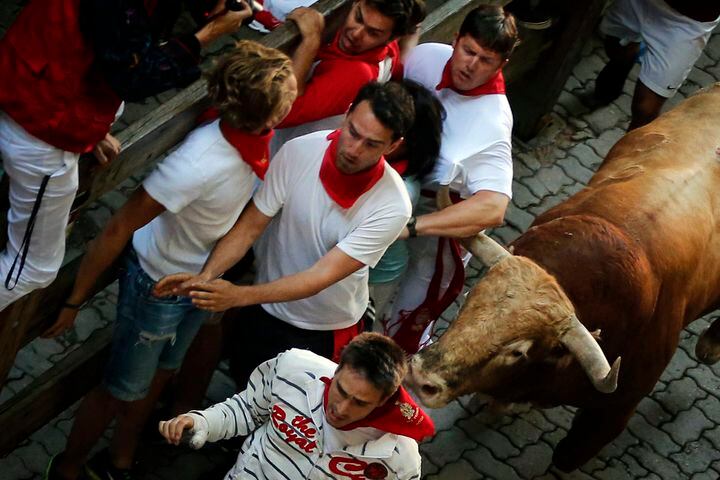 Spain running of the bulls